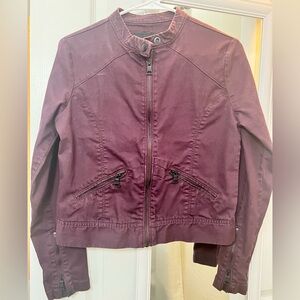 Banana Republic Women's Plum Bomber Jacket